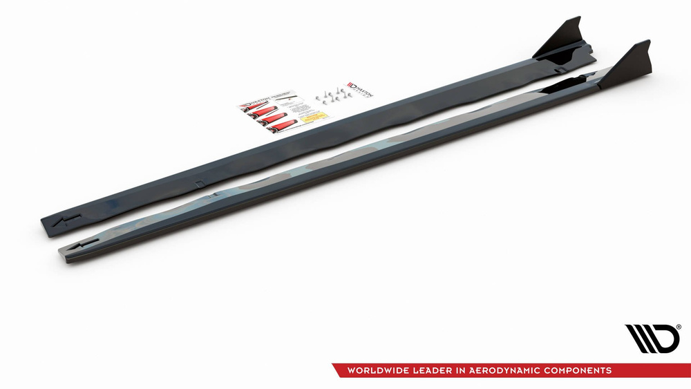 Taloneras Maxton + flaps ford Mustang GT 2017/23