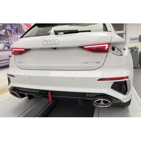 Difusor Trasero Audi A3 Sline Sportback 2020/24 Look RS3