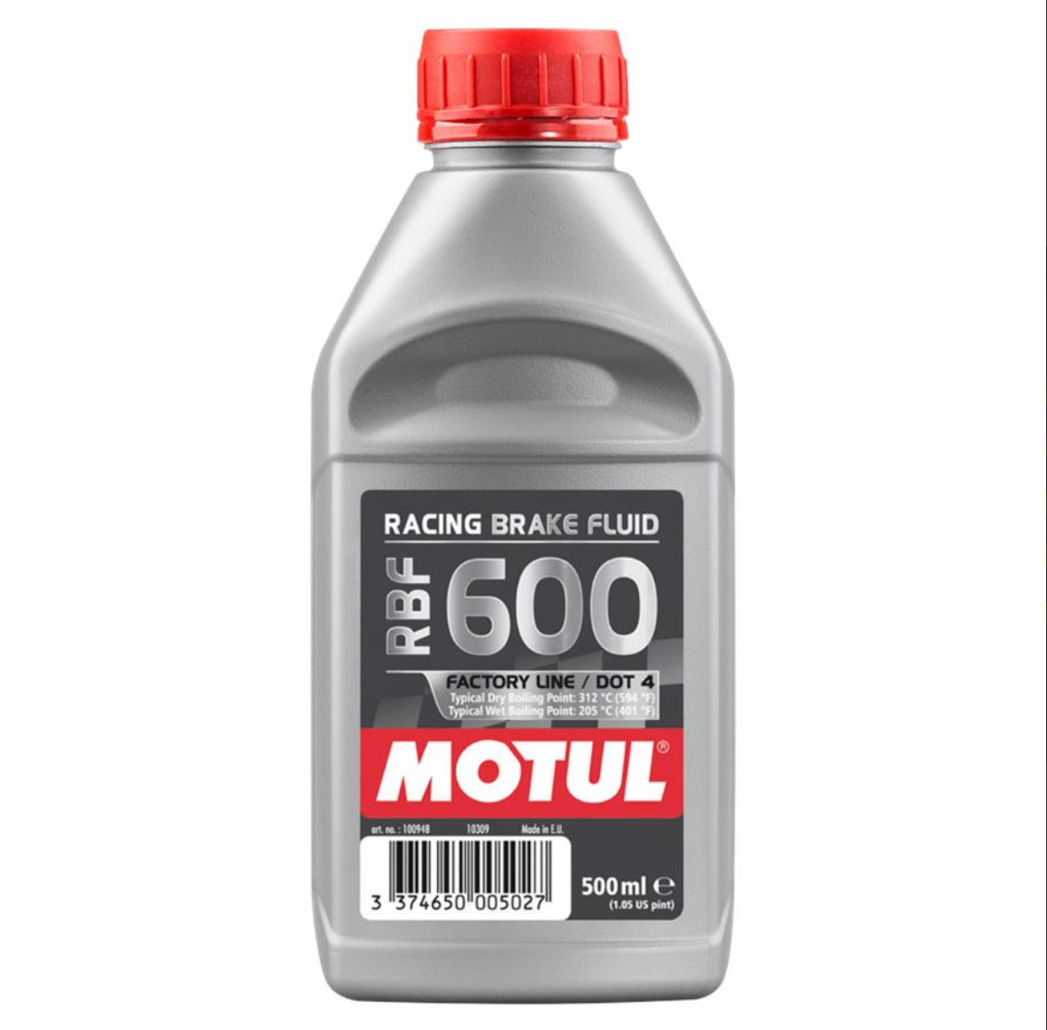 LÍQUIDO DE FRENOS DOT 4 MOTUL RBF 600 FACTORY LINE 500ML