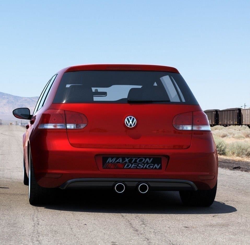 Difusor maxton Volkswagen Golf mk6 (Look mk5 r32)