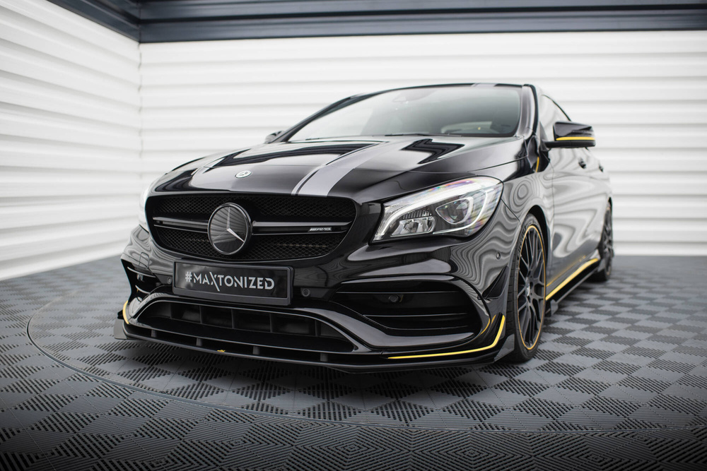 Lip Maxton Pro + flaps MERCEDES CLA45 Aero C117 2017/19