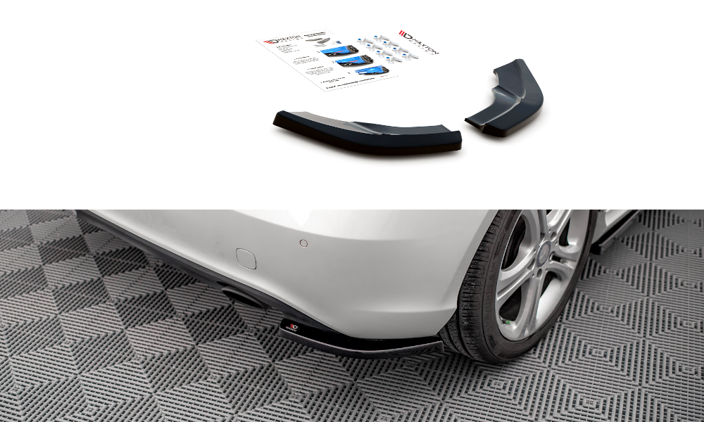 Flaps de Difusor Maxton V2 Mercedes Clase A w176 2012/15