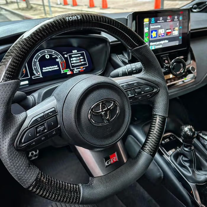 Volante de carbono TOM’S Racing 45100-TPA16 para Toyota GR Yaris