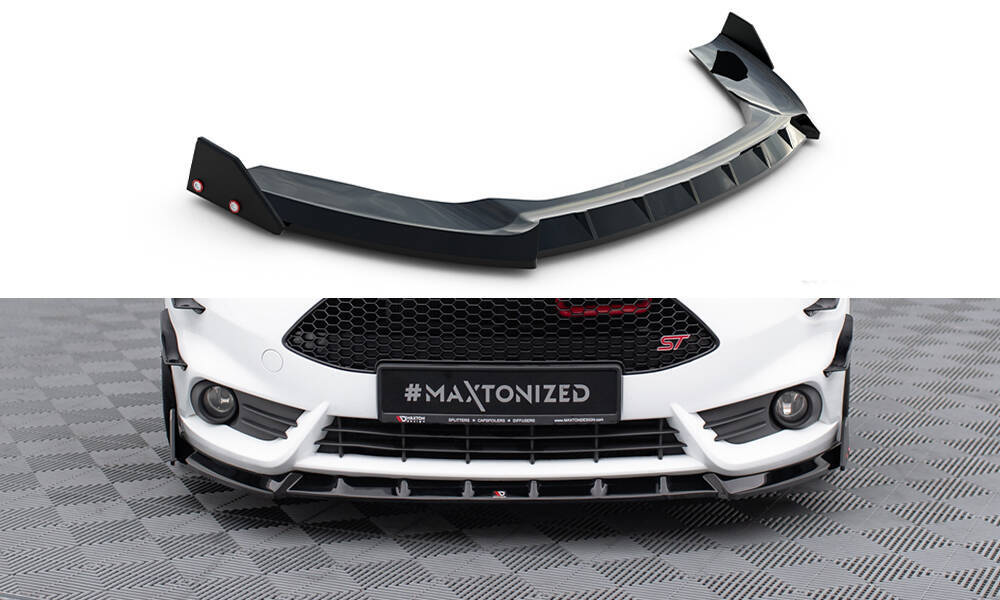 Lip Maxton v6 + flaps Ford Fiesta ST mk7 2013/17