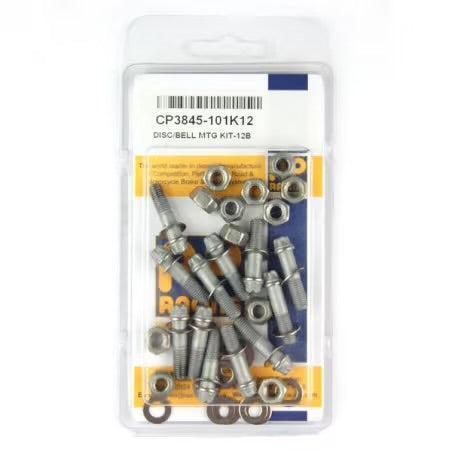 KIT DE TORNILLOS AP RACING 12 PIEZAS 0.25 "UNFX1.0" 6PANS