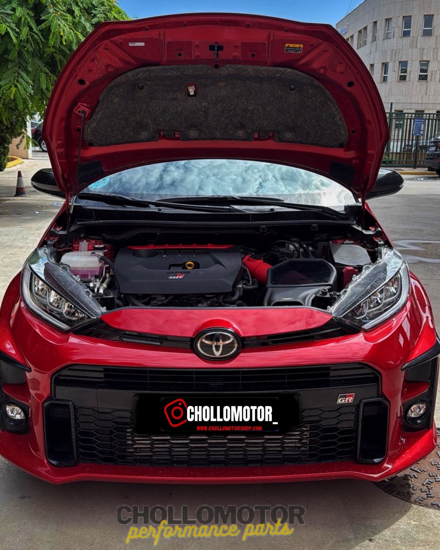 Admisión MST Cerrada Toyota Yaris GR 1.6 (manguito rojo)