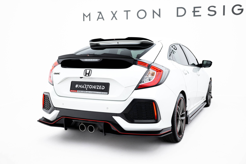 Añadido difusor Maxton Pro Honda Civic Sport Mk10 2017 - 2022