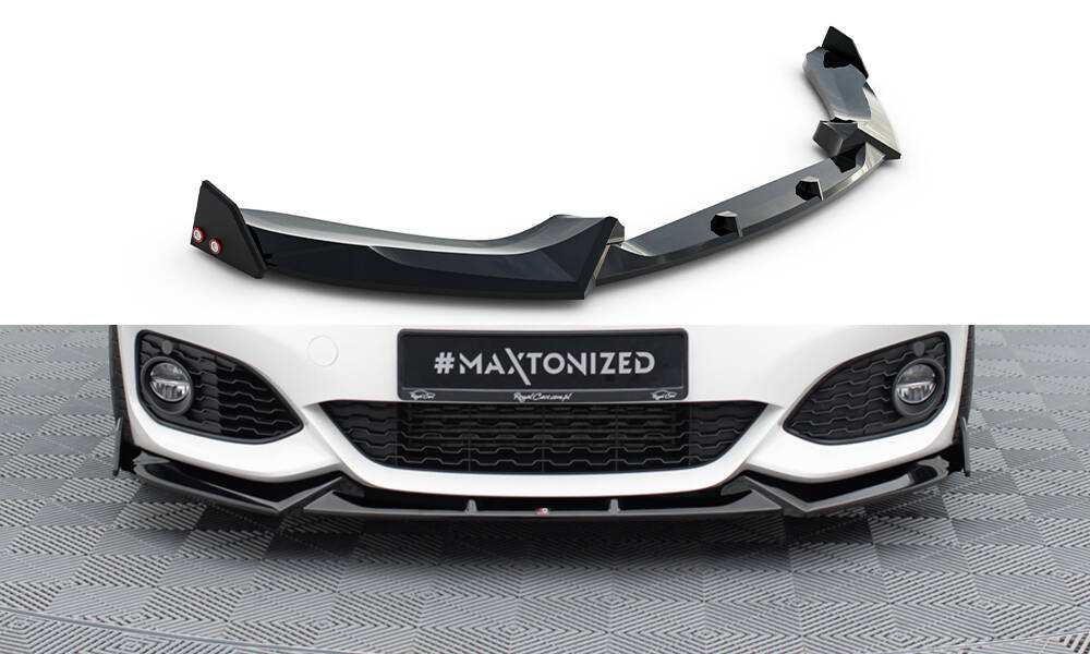 Lip Maxton + flaps V5 BMW Serie 1 F20 M-Pack / M140i Facelip