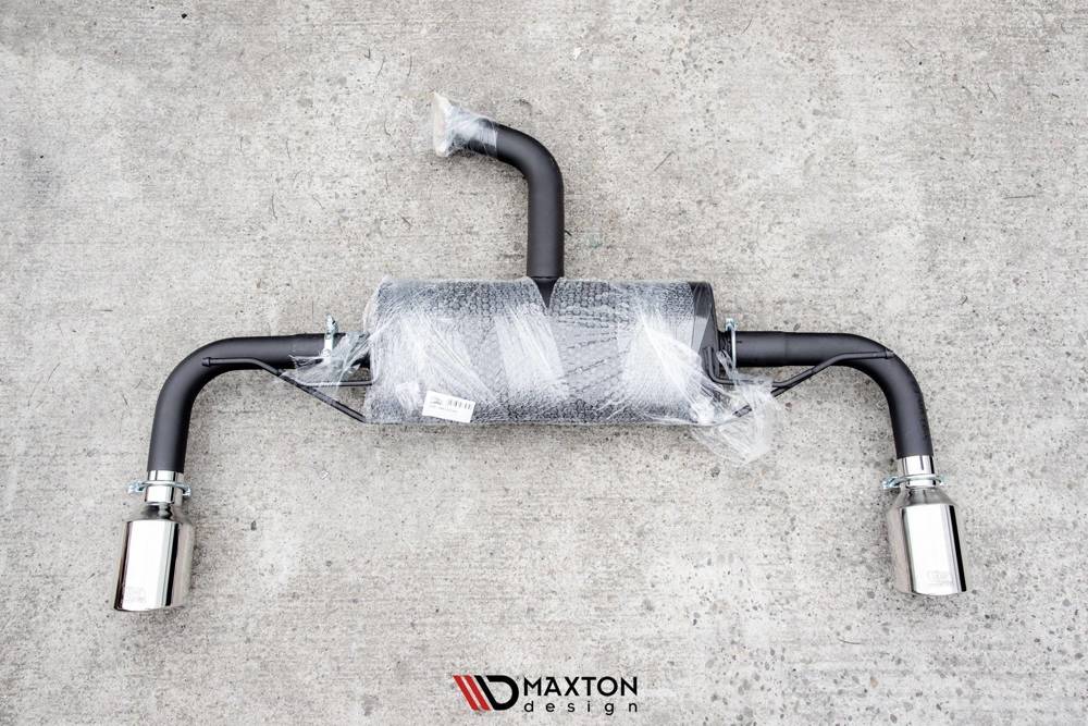 Difusor Maxton golf mk8 + silencioso trasero con colas