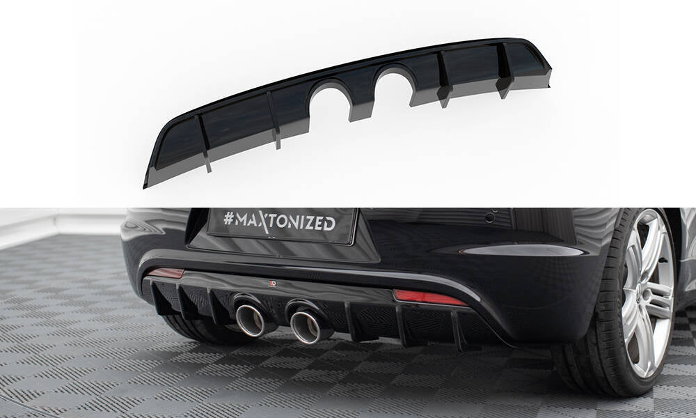 Difusor Maxton V3 Volkswagen Scirocco R 2008/14