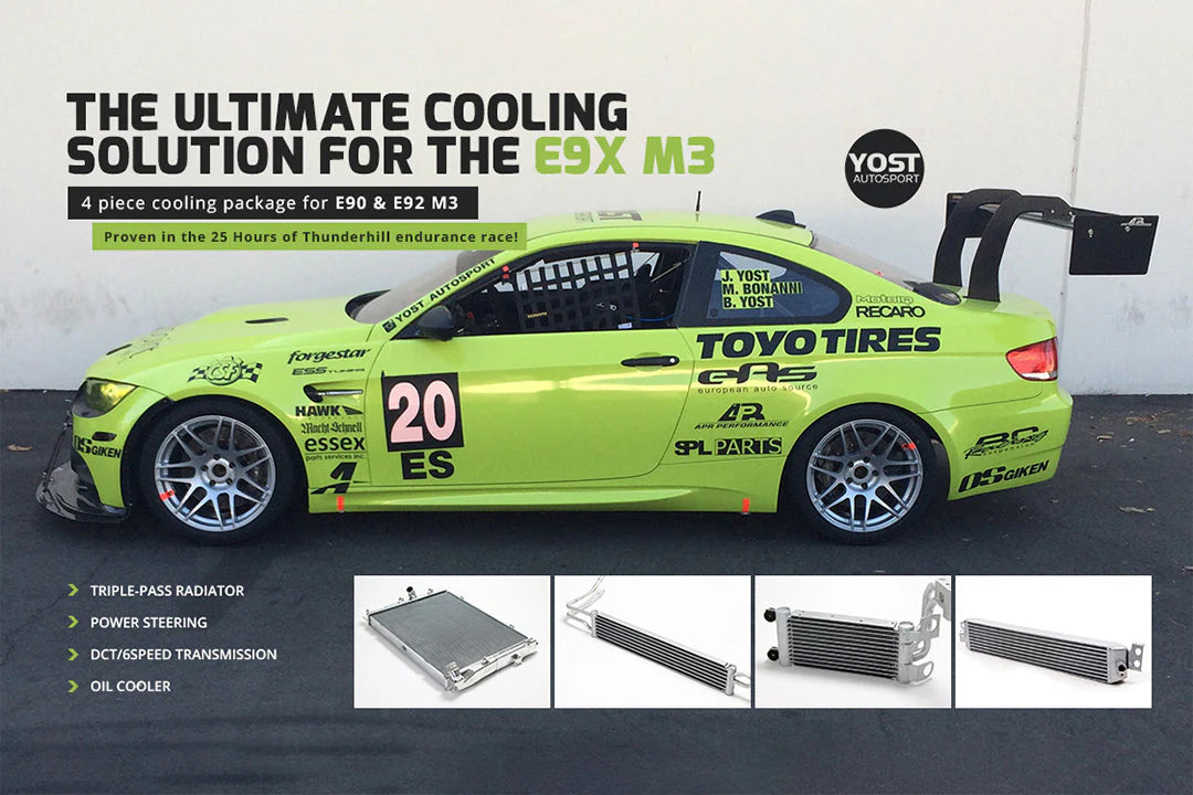 Radiador de aluminio CSF Race para BMW M3 E9x