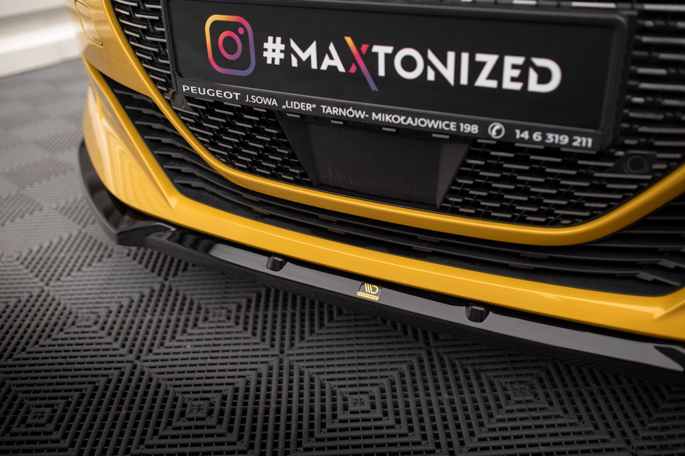 Lip maxton V1 + flaps Peugeot 208 GT 2019 - 2023
