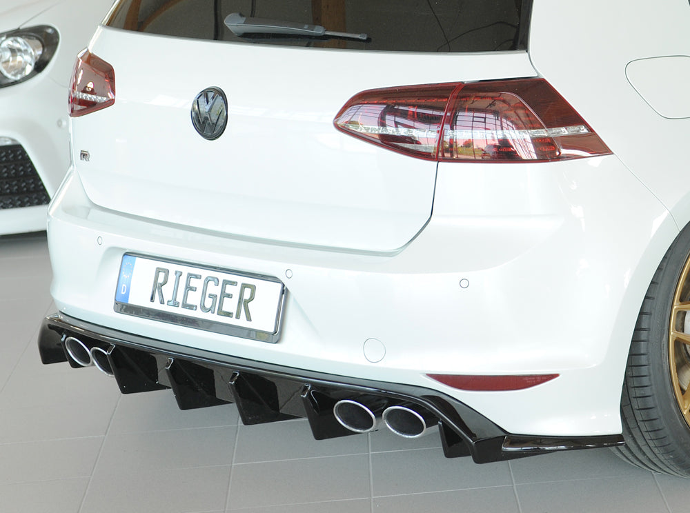 Difusor Rieger Volkswagen Golf mk7 R / Rline