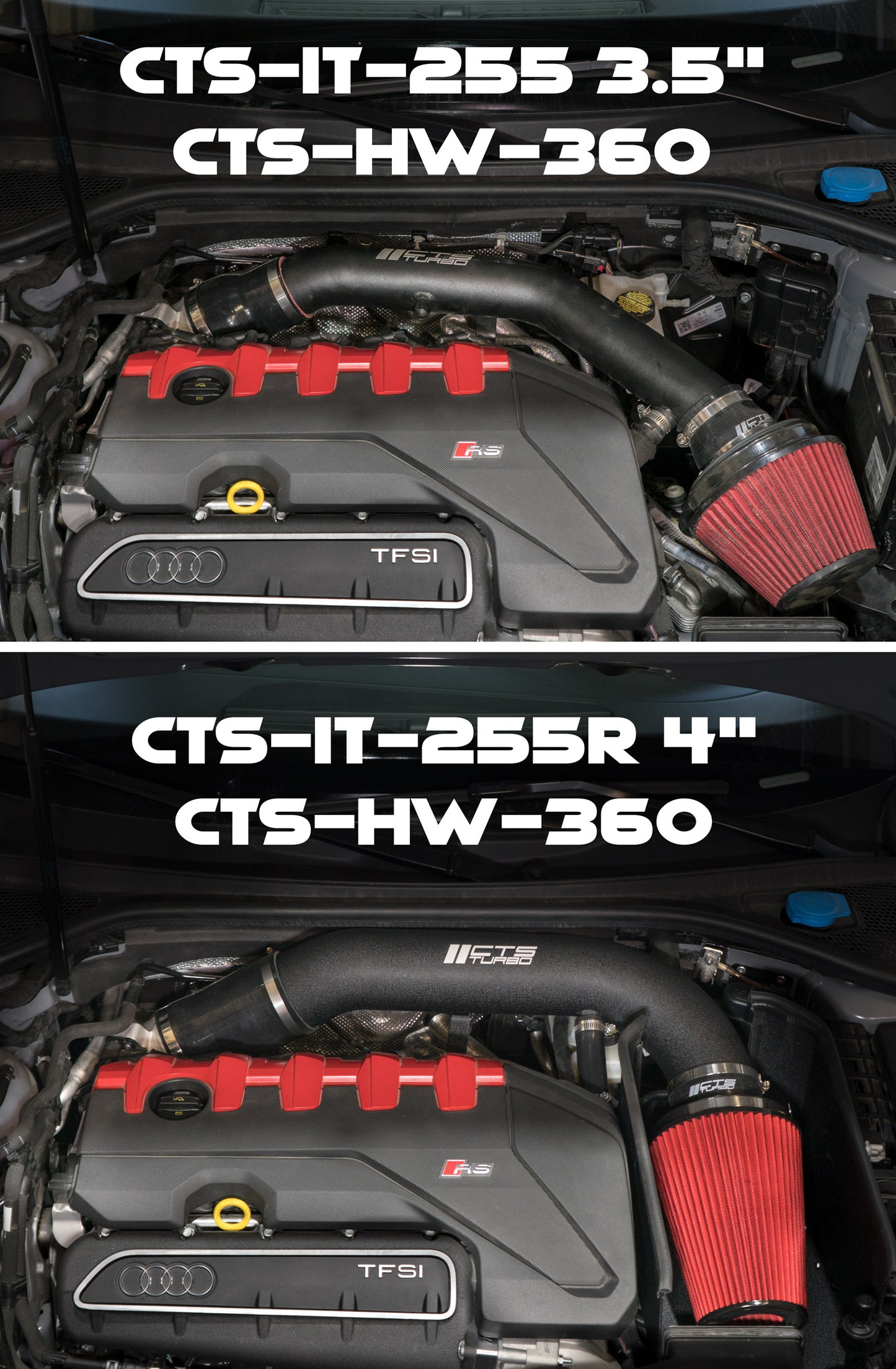 Inlet de turbo 4" CTS Turbo para Audi RS3 8V.5 / Audi TTRS 8S