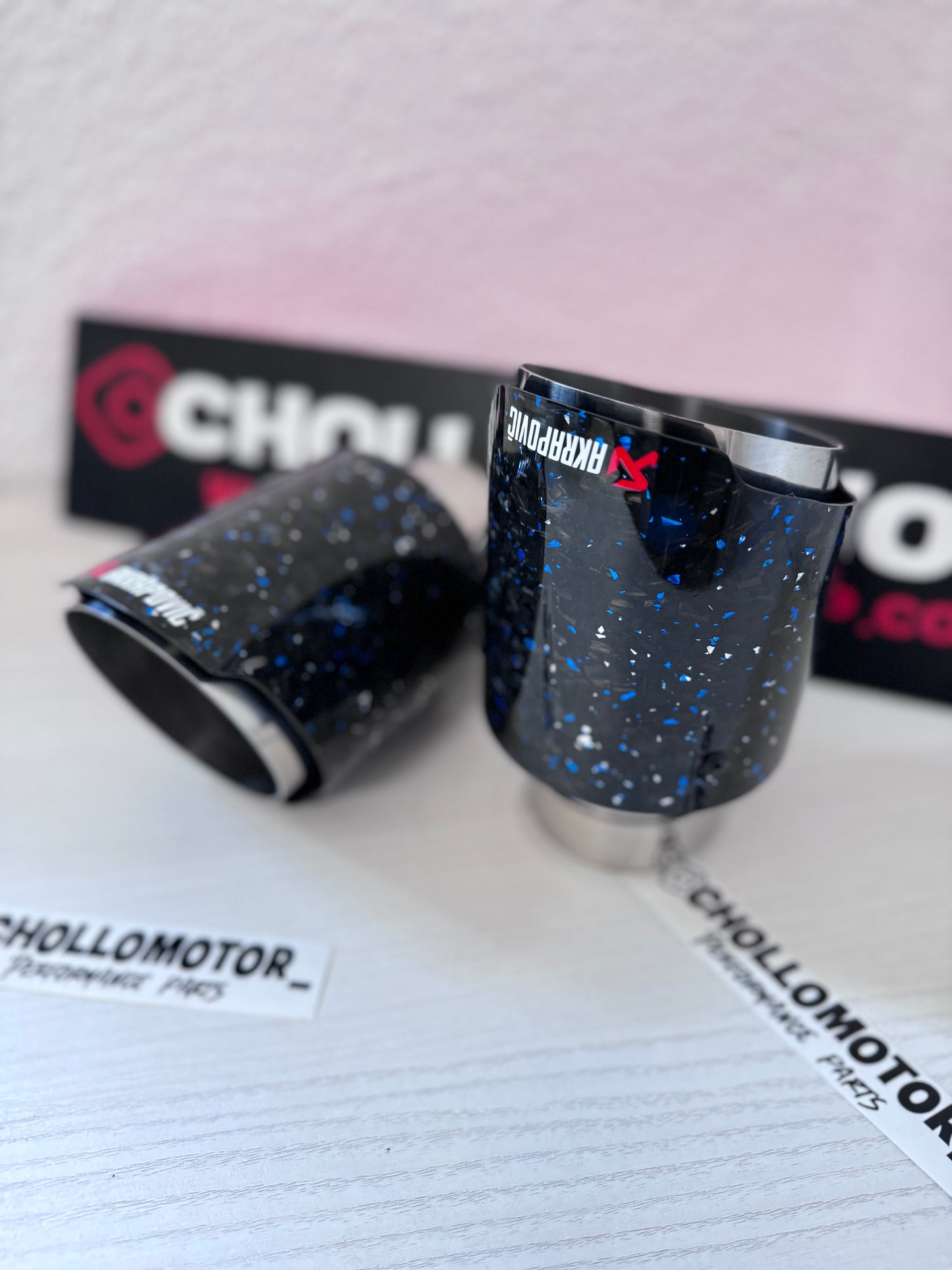 Cola individual Carbono Forjado + Azul