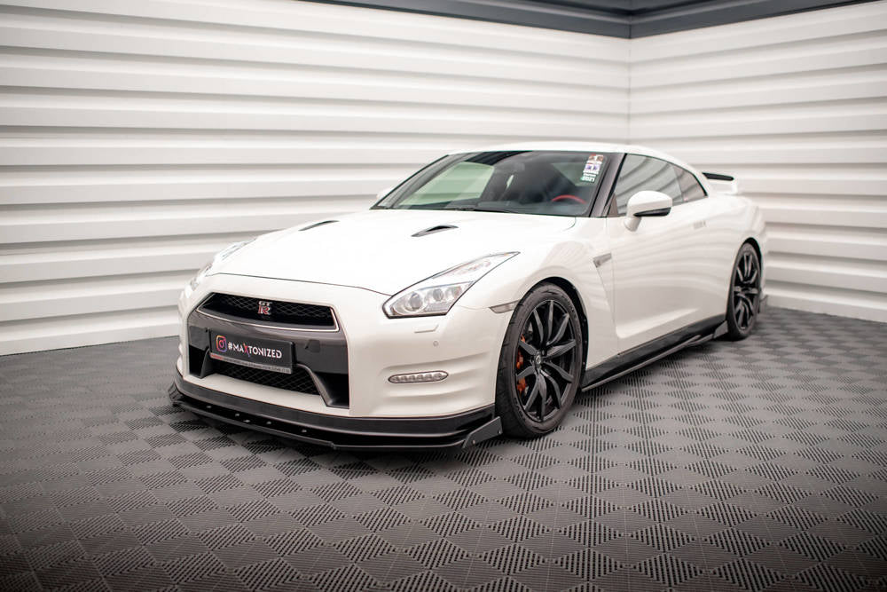 Lip maxton + flaps Nissan Gtr R35 2011/16
