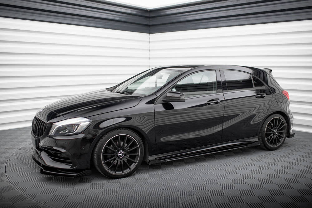 Taloneras Maxton Pro + flaps Mercedes Clase A W176 Amg Line 2015/18