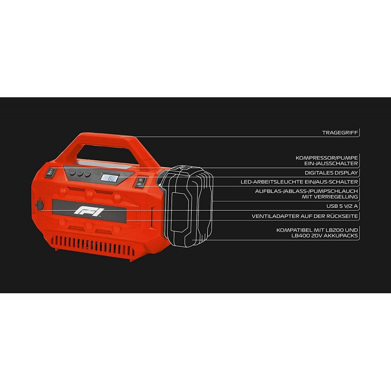 COMPRESOR HÍBRIDO HI700 20V