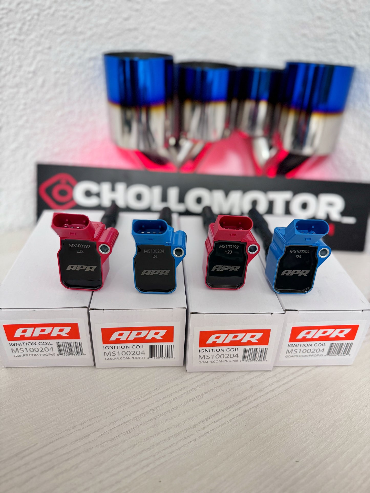 Bobinas Apr Audi S3 8V / Golf 7 & 8 GTI / R / Leon Mk3 Cupra / TT 8S 2.0 TSI (Pack 4)