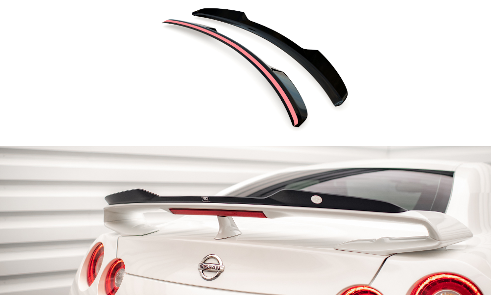 Añadido aleron maxton Nissan Gtr R35 2011/16