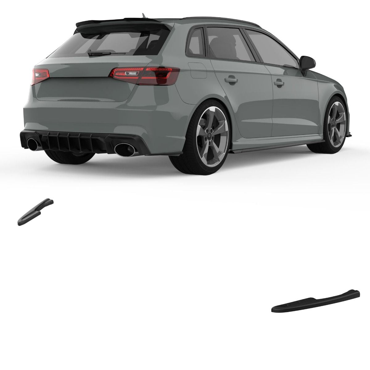 Añadido lateral Difusor Apex Audi RS3 8V Sportback 2016/20