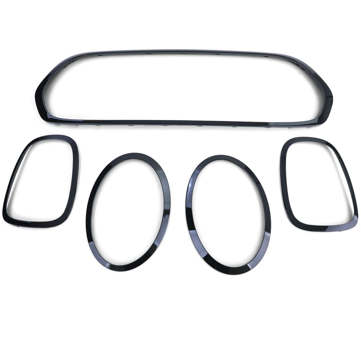Kit embellecedores negro brillo Mini F55 F56 F57