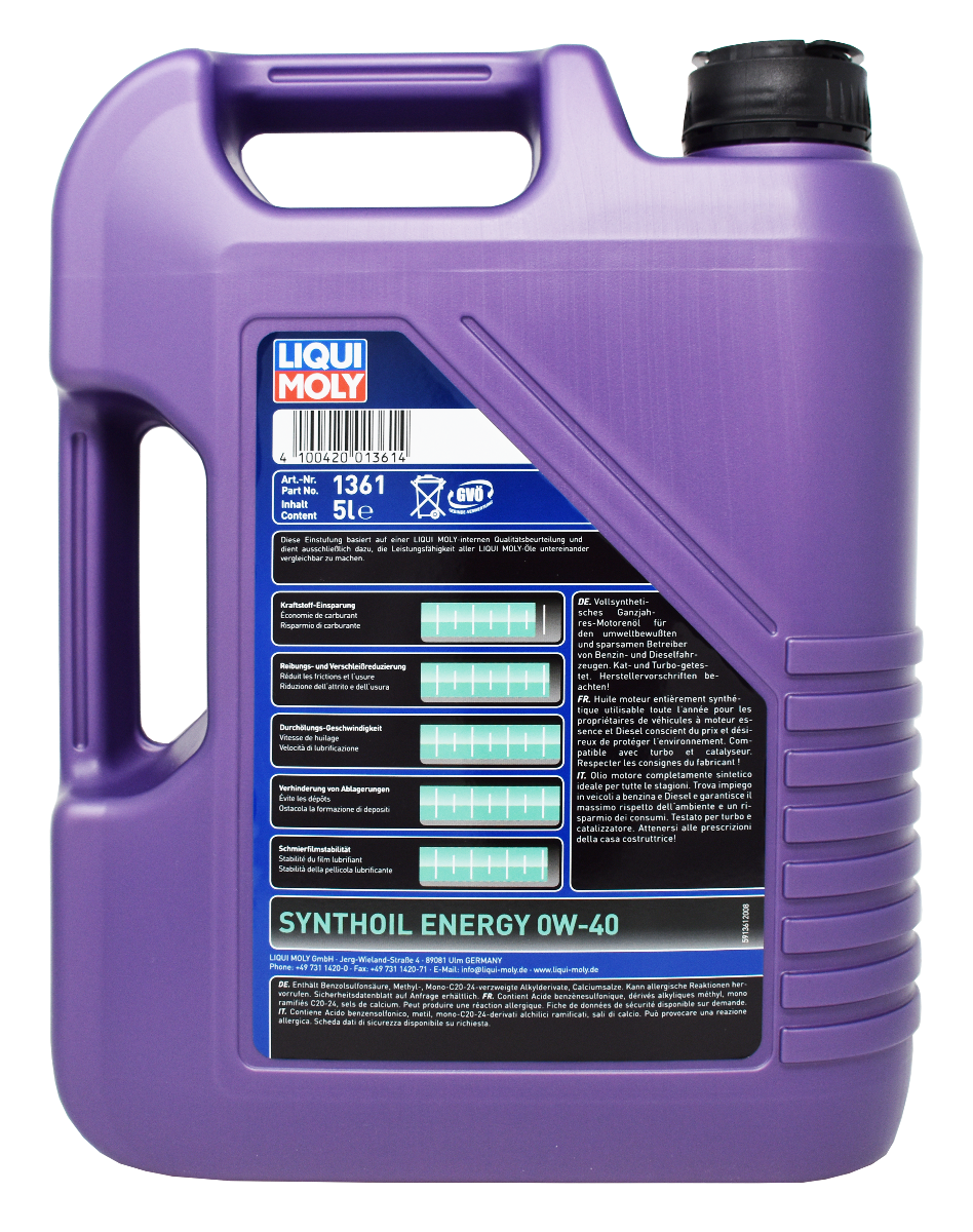 Liqui Moly Synthoil Energy 0W-40