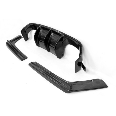 Difusor Carbono + flaps BMW M4 F82 & M3 F80 2014/21