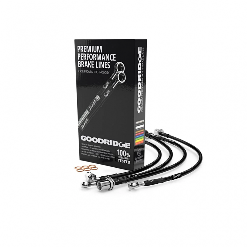 Latiguillos de freno metalicos Goodridge para BMW M3 E36