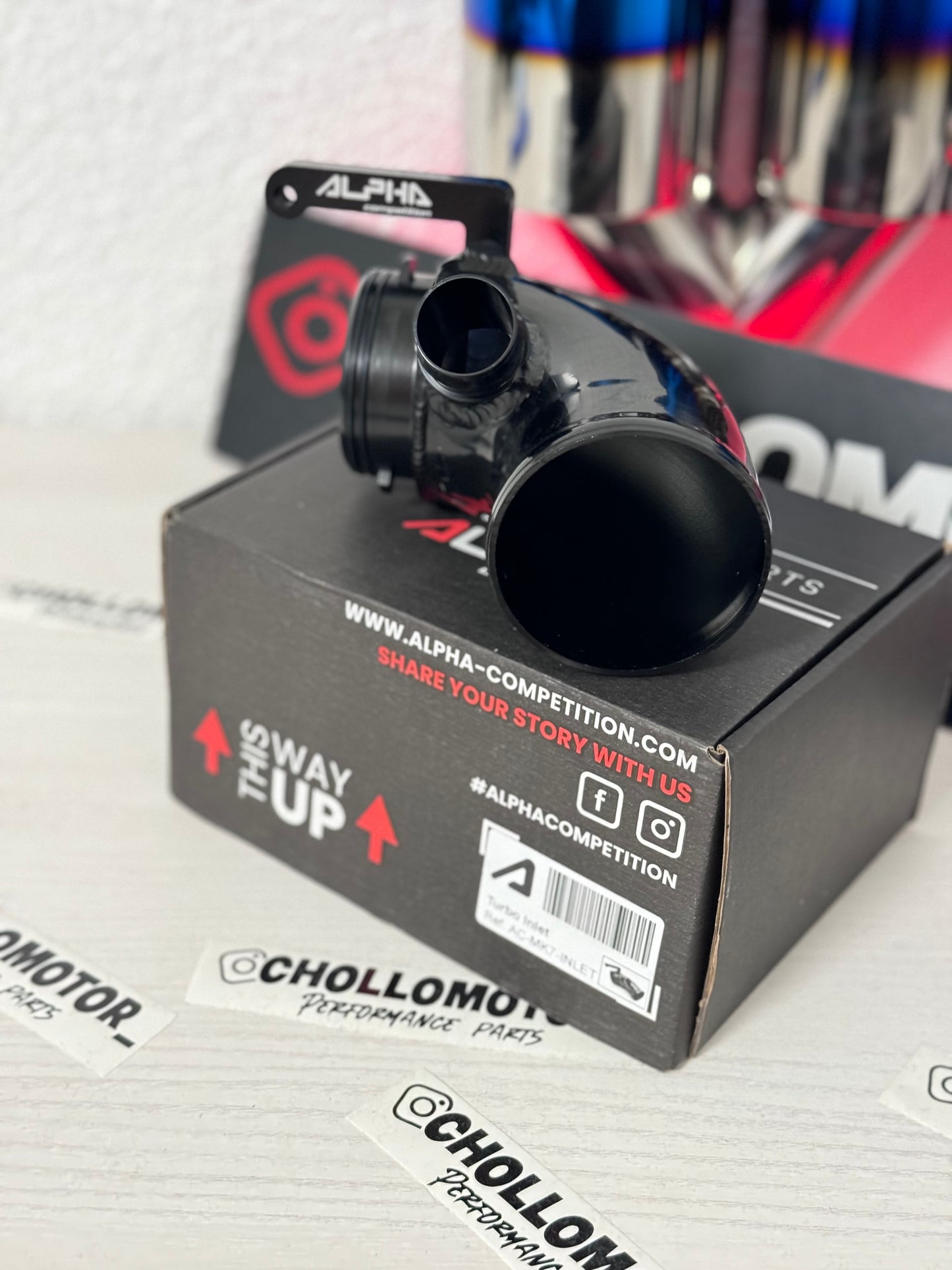 Inlet de turbo Alpha Competition para Audi S3 8V / TT 8S / Leon Cupra Mk3 / Golf 7 GTI / Golf 7 R 2.0 TFSI