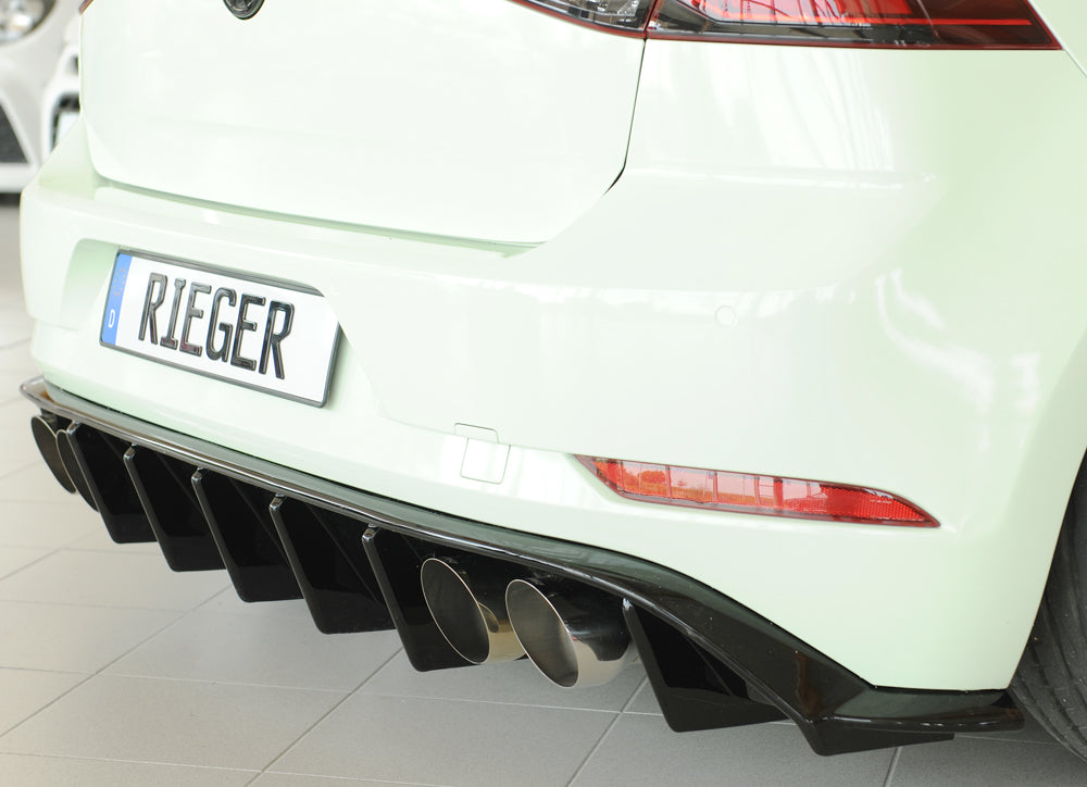 Difusor Rieger Volkswagen Golf mk7.5 GTI/GTD/R/Rline/Normal