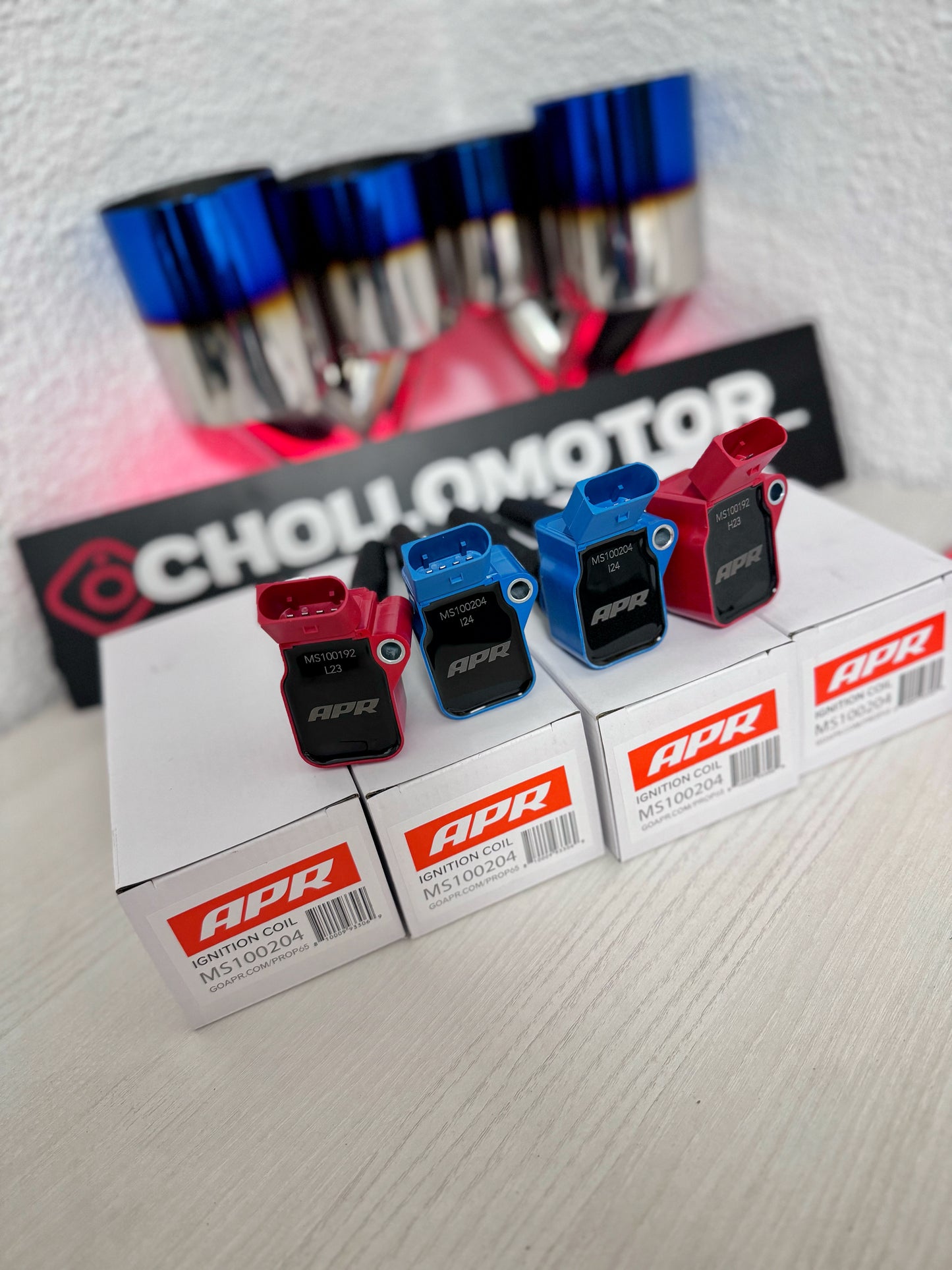 Bobinas Apr Audi S3 8V / Golf 7 & 8 GTI / R / Leon Mk3 Cupra / TT 8S 2.0 TSI (Pack 4)