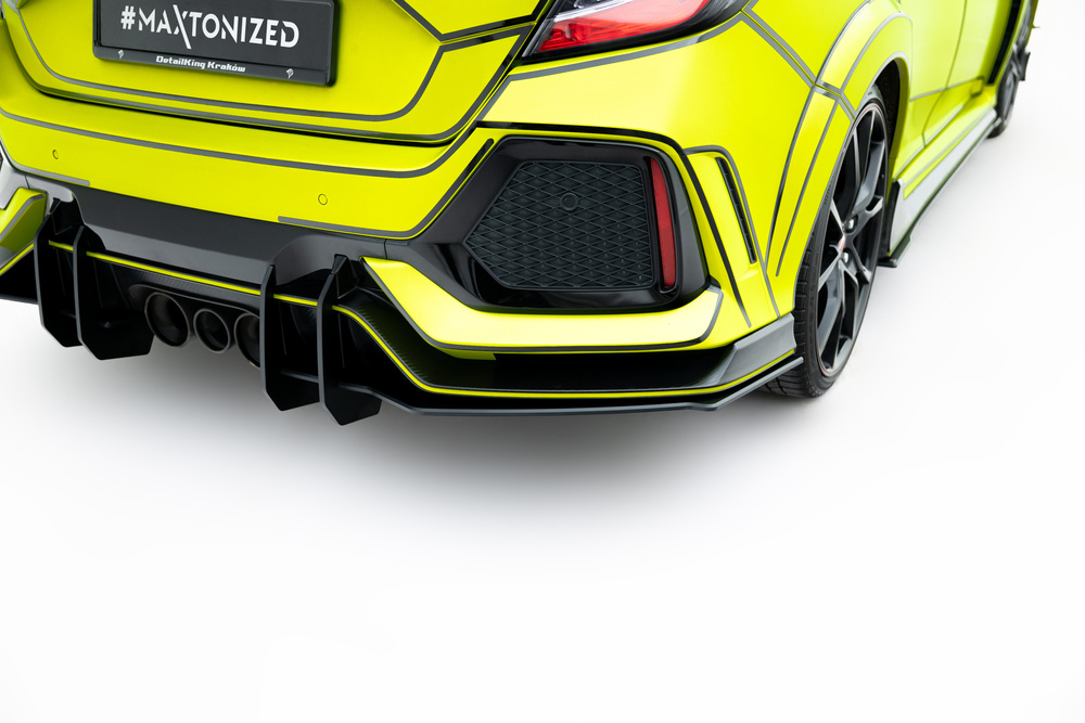 Difusor Maxton Pro v2 Honda Civic Type R Mk10 2017 - 2021