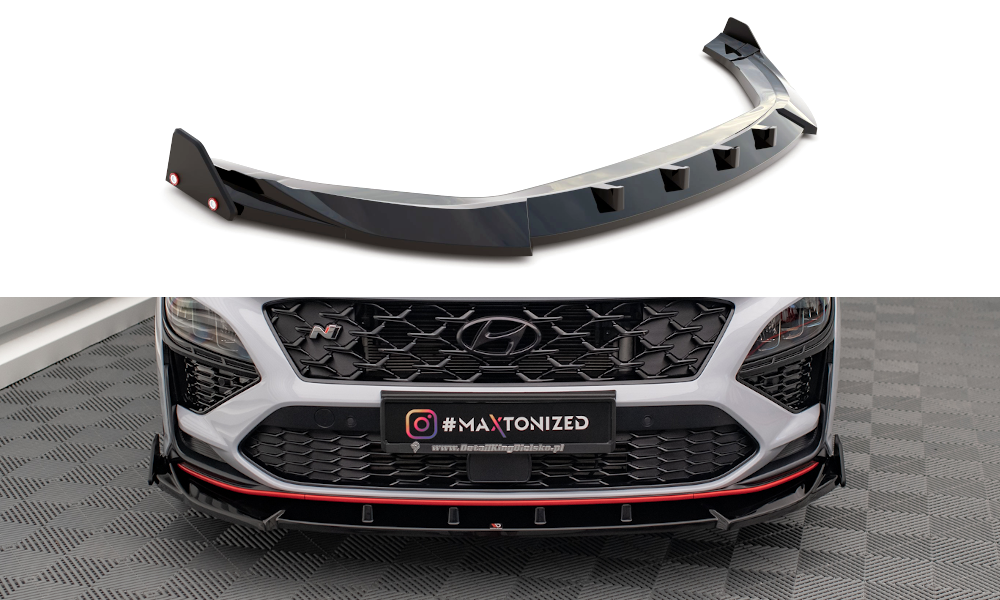 Lip Maxton V2 + flaps Hyundai Kona N 2021-