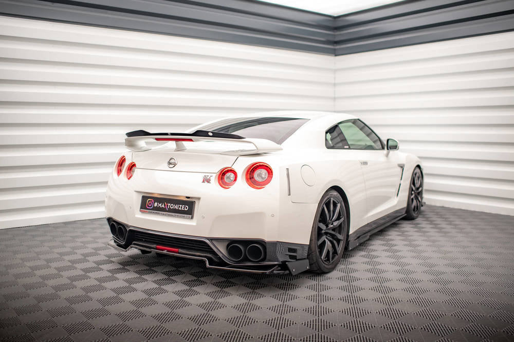 Añadido difusor maxton + flaps Nissan Gtr R35 2011/16