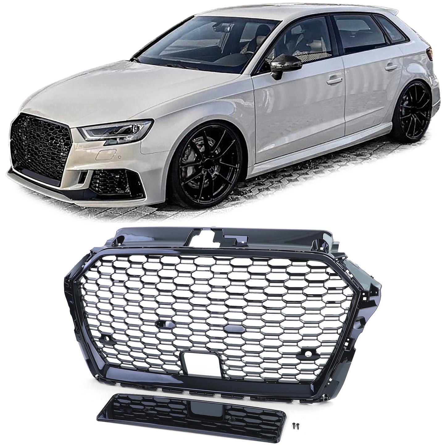 Parrilla abeja Audi a3 8V con ACC