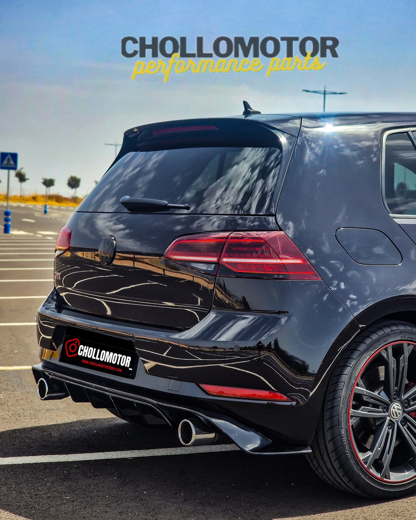 Difusor TCR golf mk7 gti