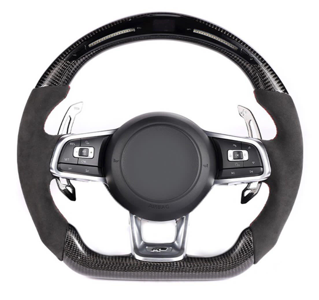 Volante Carbono golf mk7 GTI + LCD