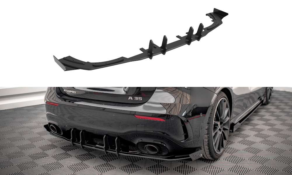 Difusor Maxton + flaps Mercedes A35 W177 2018-