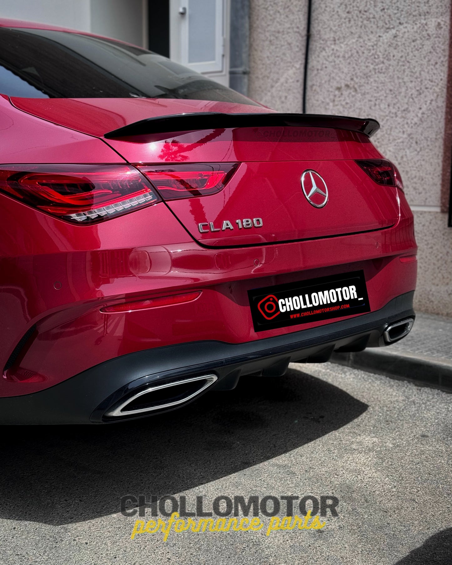 Aleron Mercedes cla c118 look 45 amg