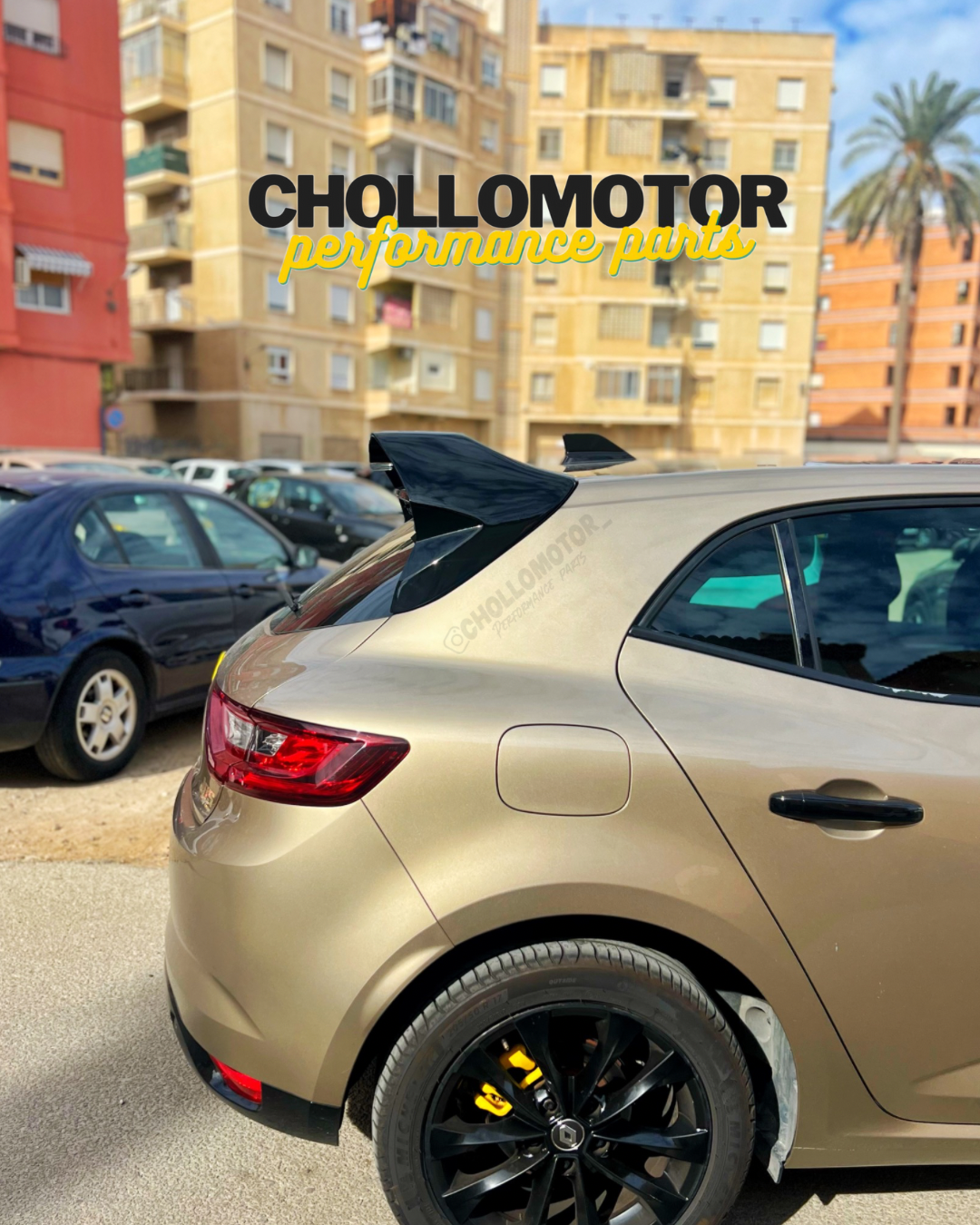 Aleron Renault Megane 4 look Trophy