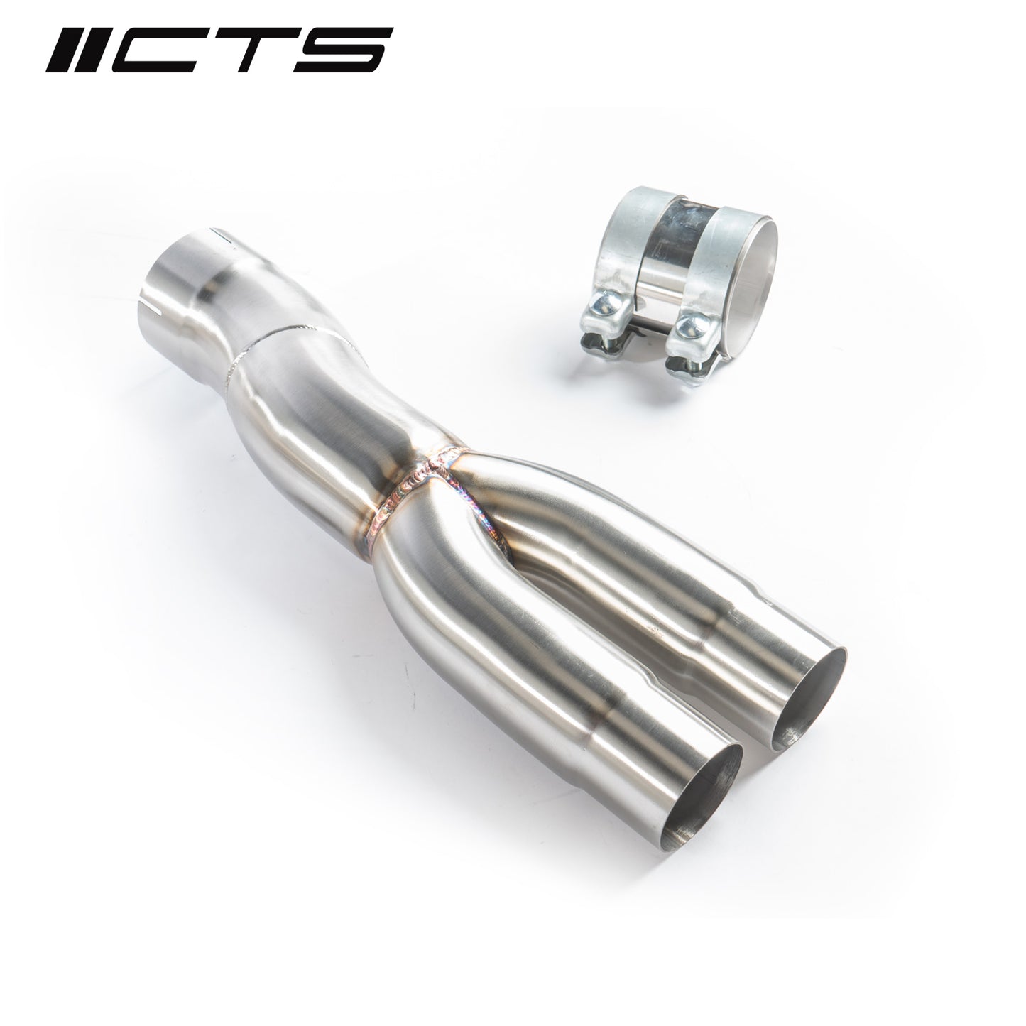 Downpipe con catalizador deportivo CTS Turbo para Audi RS3 8.5V / Audi TTRS 8S (sin OPF)