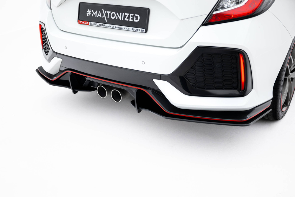 Añadido difusor Maxton Pro Honda Civic Sport Mk10 2017 - 2022