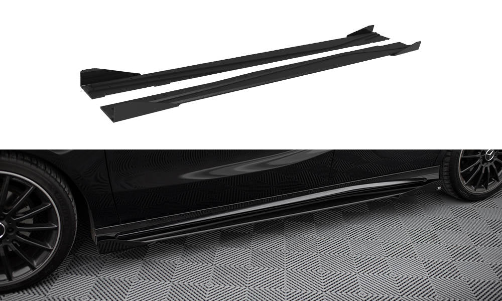 Taloneras Maxton Pro + flaps Mercedes Clase A W176 Amg Line 2015/18