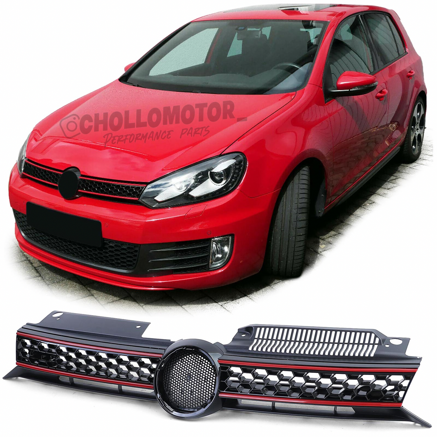 Parrilla volkswagen golf mk6 look gti