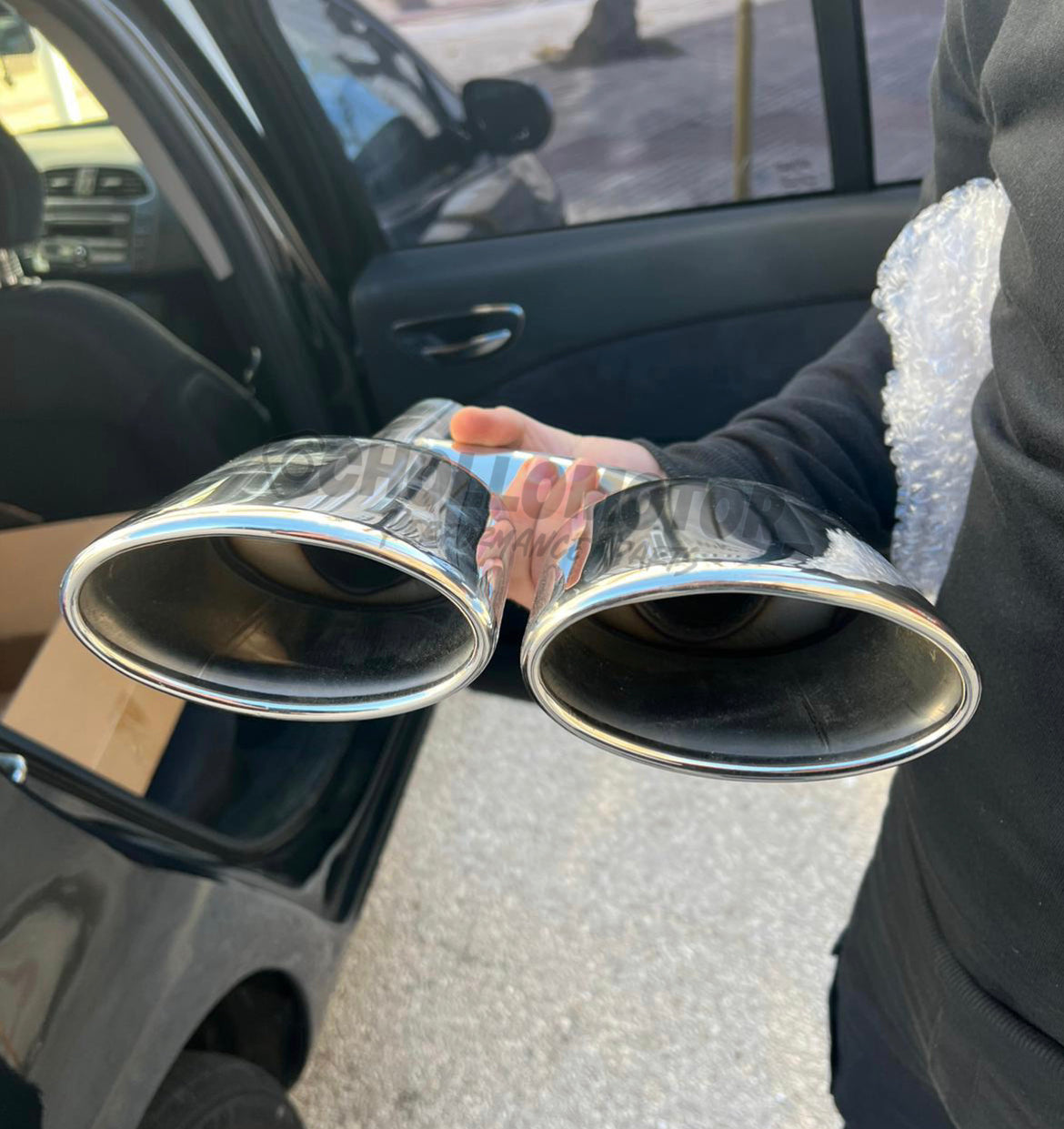 Colas Escape doble mercedes amg