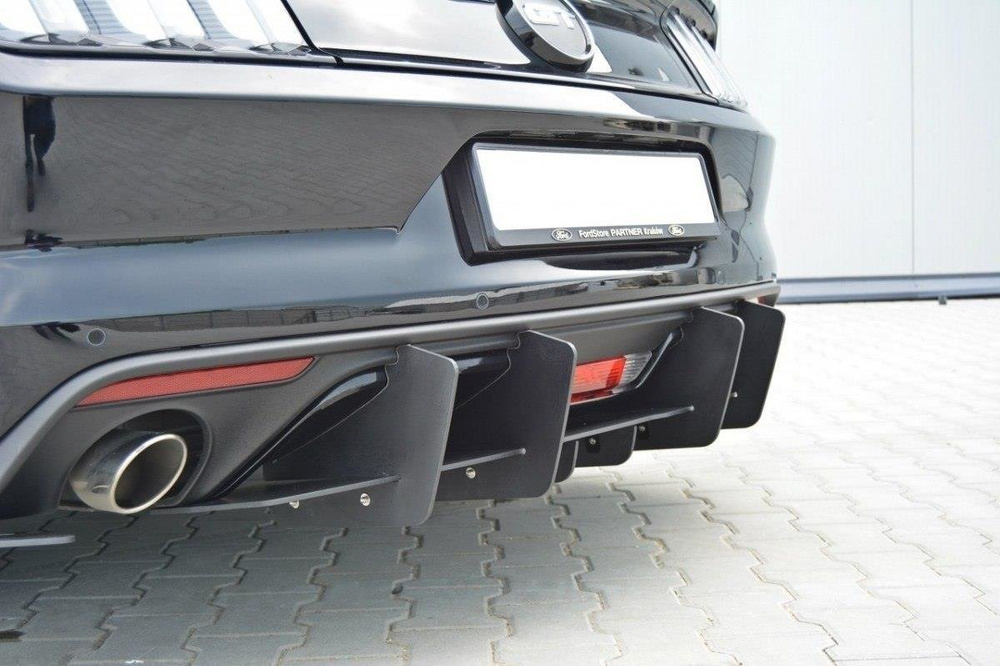 Difusor Maxton ford Mustang GT 2014/17