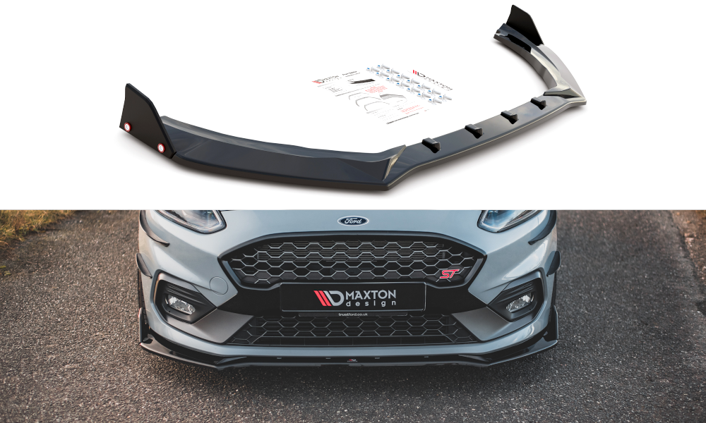 Lip Maxton v4 + flaps Ford Fiesta Mk8 ST / ST-Line