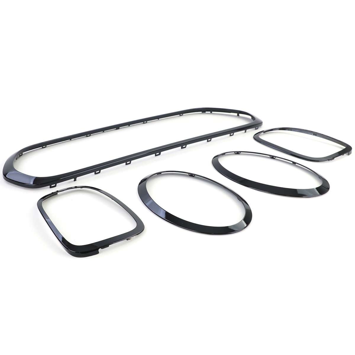 Kit embellecedores negro brillo Mini F55 F56 F57