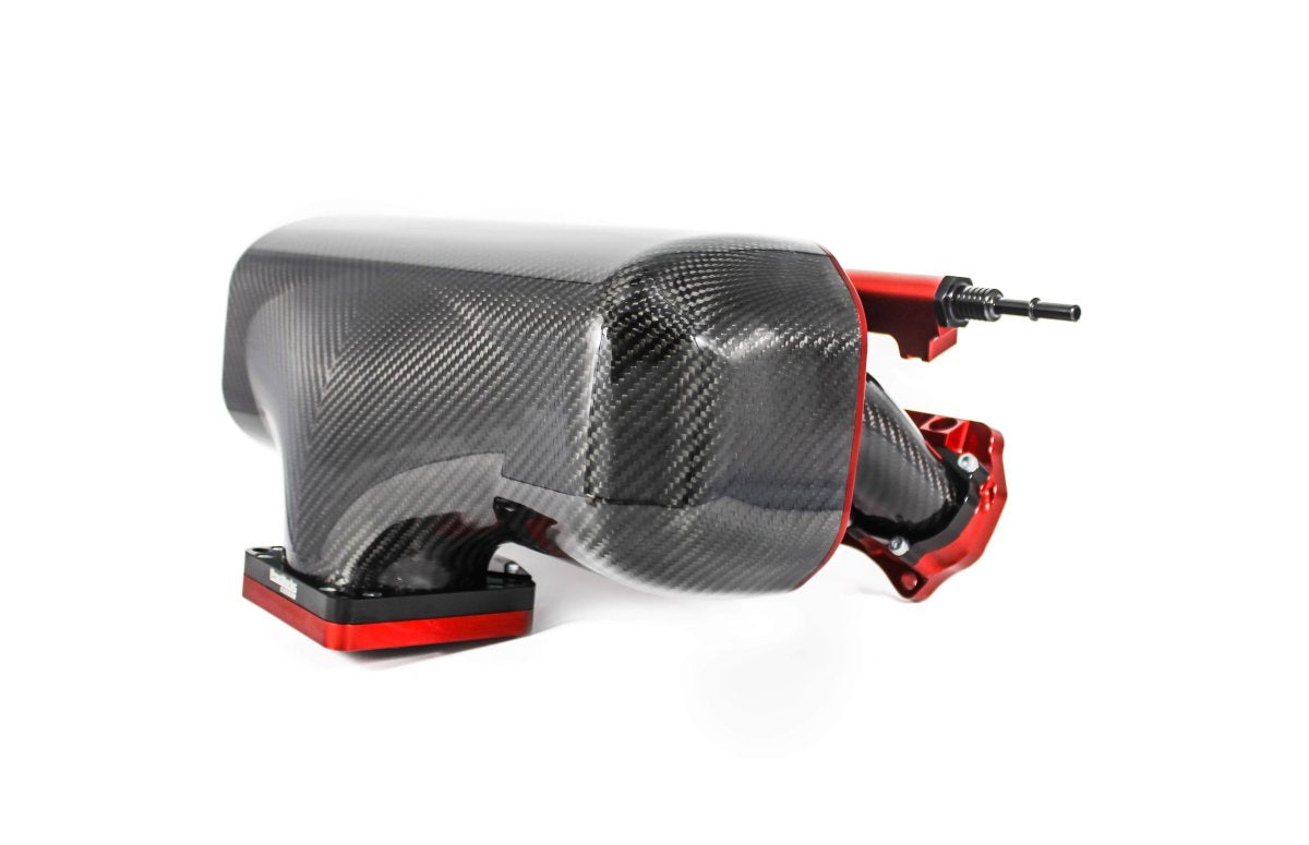 Colector de admision de carbono PracWorks Centerfeed para Civic Type R FN2 / EP3 / Swap K20 / K24
